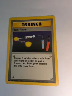 Item Finder 74/102 Base Set - Pokemon Card MP/HP - Image 1