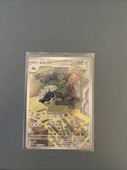 Pokemon TCG Twilight Masquerade Lairon Special Illustration Rare Card 184/167 - Image 1