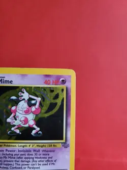 Pokemon Karte/card - Mr. Mime Pantimos 6/64 - Jungle Holo - Very Good+ - Image 3