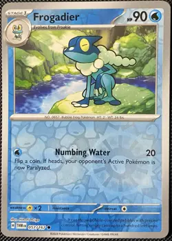 Frogadier 057/167 Sv06: Twilight Masquerade Reverse Holo - Pokemon Card - Image 1
