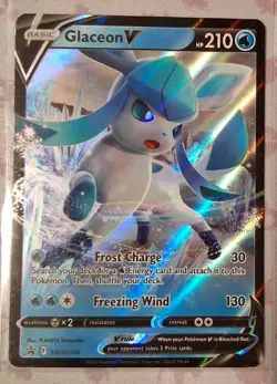 Glaceon V SWSH196 SWSH: Sword & Shield Promo Cards Holo - Image 1