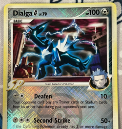 Dialga G 7/127 Crosshatch Holo Pokemon League Promo Platinum Base Set 2009 NM - Image 2
