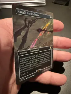 Nazgul Battle-Mace (Borderless) (Surge Foil) Lord of the Rings 554 NM - Image 2