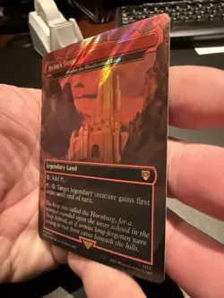 Helm's Deep - Shinka, the Bloodsoaked Keep (Surge Foil) Lord of the Rings 404 NM - Image 3