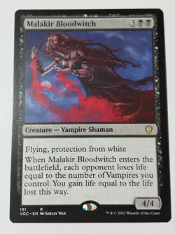 Malakir Bloodwitch Commander: Innistrad Crimson Vow Regular - Image 1