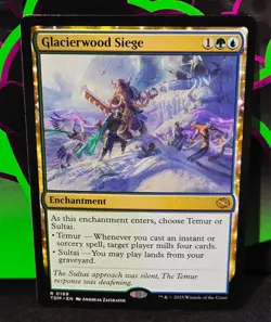 magic the gathering - Glacierwood Siege - Enchantment - Rare - Blue/Green - Image 1