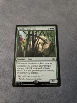 Pathbreaker Ibex Commander 2015 Rare Green Creature Regular MTG #038/342 - Image 1