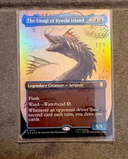 The Unagi of Kyoshi Island Rare 0319 Foil Borderless MTG - Image 1