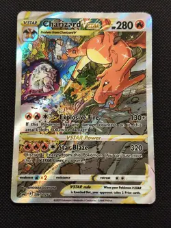 Charizard VSTAR Sword & Shield Promo SWSH262 UPC Pokemon TCG Alternate Art - Image 1