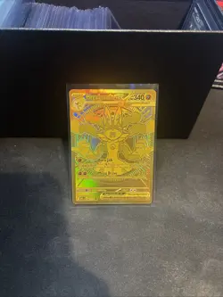 Mega Lucario Ex 188/132 Secret Rare Gold Pokemon Card Mint Condition - Image 2