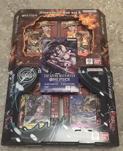 One Piece TCG Illustration Box Vol.5 & Vol.6 OP13 Carrying On His Will + Bonus - Image 1