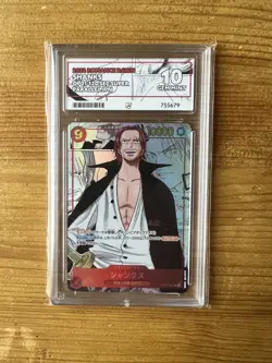 2022 One Piece Romance Dawn JP Shanks Manga Art Alt SSP #OP01-120 PSA / ACE 10 - Image 1