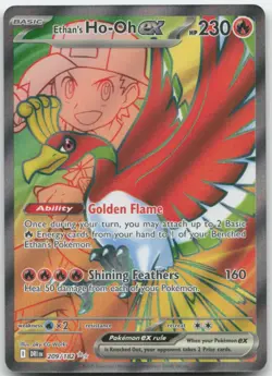 Ethan's Ho-Oh ex 209/182 SV10: Destined Rivals Pokemon Card NM - Image 1