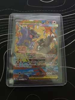 Pokemon TCG Mega Kangaskhan EX 182/132 Mega Evolution Secret Illustration Card - Image 1