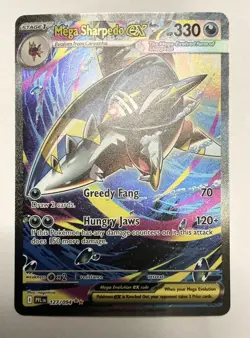 Pokemon TCG Mega Sharpedo Ex 127/094 SIR Phantasmal Flames English Pack Fresh - Image 2
