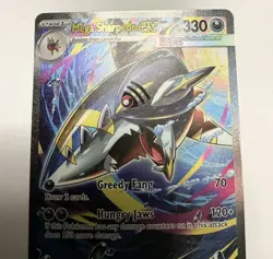Pokemon TCG Mega Sharpedo Ex 127/094 SIR Phantasmal Flames English Pack Fresh - Image 3