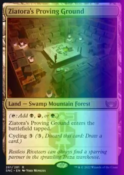 MTG Ziatora's Proving Ground (261/547) Streets of New Capenna LP FOIL - Image 1