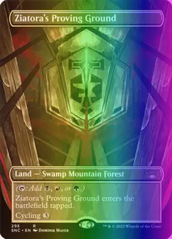 MTG Ziatora's Proving Ground (295/547) Streets of New Capenna NM FOIL - Image 1