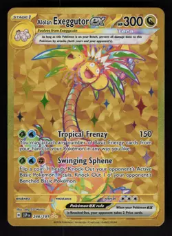 Alolan Exeggutor ex - 248/191 SV08 Surging Sparks Hyper Rare Pokemon TCG Card NM - Image 1