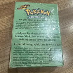 Pokemon Power Reserve Theme Deck WOTC TCG 1999 Jungle Card Set Factory Sealed 742818060653 - Image 3
