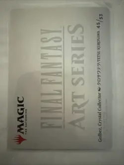 MTG Golbez,Crystal Collector Art Card (Gold-Stamped Signature) Art Series: Final - Image 3