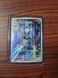 Pokemon TCG Poliwhirl Full Art 176/165 151 Card NM/M Condition - Image 1