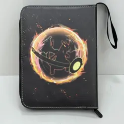 Charizard Card Binder Holds 400 Cards Zipper Storage Case Trading Card Album - Image 2