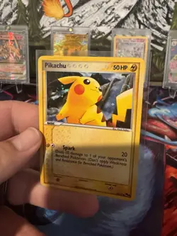 Pikachu Holo Common POP Series 4 SWIRL 013/017 Pokemon TCG Card - Image 2