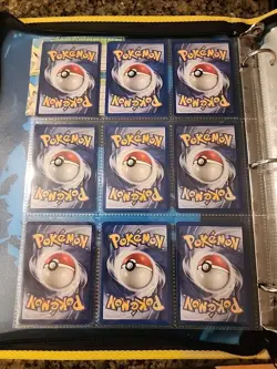 Pokemon Collection Binder Vintage Lot of Cards Holo Rares WoTC 1st Edition Etc - Image 2