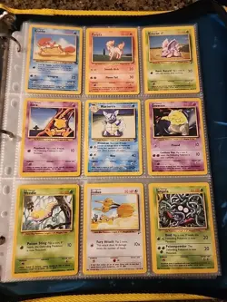 Pokemon Collection Binder Vintage Lot of Cards Holo Rares WoTC 1st Edition Etc - Image 3