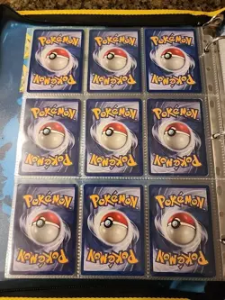 Pokemon Collection Binder Vintage Lot of Cards Holo Rares WoTC 1st Edition Etc - Image 5