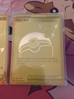 Pokemon Celebrations Pikachu V & PokeBall Gold Promos SWSH145 & SWSH146 - Sealed - Image 4