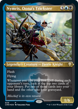 Nymris, Oona's Trickster (Showcase) FOIL Commander Legends NM CARD ABUGames - Image 1