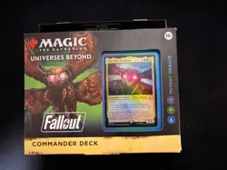 Universes Beyond: Fallout Commander Deck - Mutant Menace MTG Brand New Sealed 195166228532 - Image 1