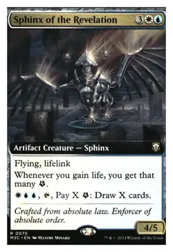 Sphinx of the Revelation (borderless) Modern Horizons 3 MTG - NM+ MYTHIC RELICS - Image 1