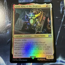 MTG Giott, King of the Dwarves (223/764) Final Fantasy NM FOIL - Image 1