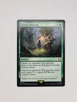 Sylvan Offering - Commander: The Lord of the Rings: Tales of Middle-earth MTG - Image 1