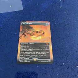 FOIL The One Ring (Borderless) (LTR Bundle) Unique and Promos Mtg - Image 1