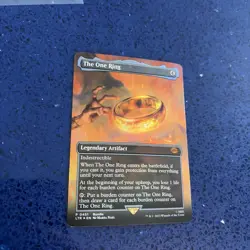 FOIL The One Ring (Borderless) (LTR Bundle) Unique and Promos Mtg - Image 2