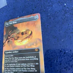 FOIL The One Ring (Borderless) (LTR Bundle) Unique and Promos Mtg - Image 3