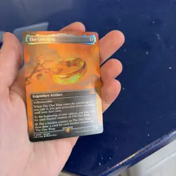 FOIL The One Ring (Borderless) (LTR Bundle) Unique and Promos Mtg - Image 5