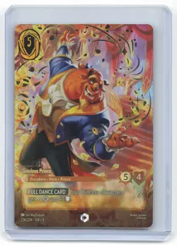 2025 Lorcana Beast (Gracious Prince) Fabled #224/204 Enchanted NM - Image 1