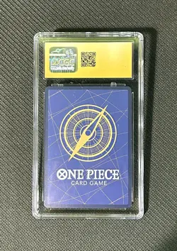 2022 One Piece Nami OP01-016 Alt Art 25th Anniversary CGC 10 Pristine TCG - Image 2