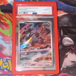 Pokemon TCG Groudon SV04: Paradox Rift 199/182 Illustration Rare Holo PSA 10 - Image 1