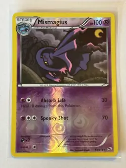 Pokemon TCG NM-M condition Mismagius 58/113 Reverse Rare Legendary Treasures - Image 1