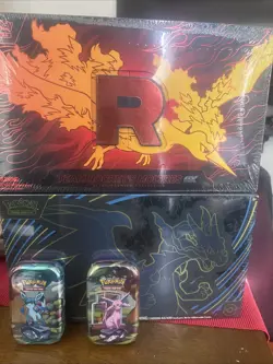 Pokemon Team Rocket’s Moltres EX Ultra Premium UPC GameStop Exclusive - Image 1