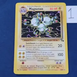 Pokemon Magneton 26/62 Fossil Regular Lightly Played *FREE SHIPPING* - Image 1