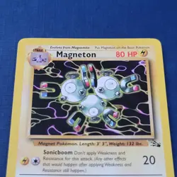 Pokemon Magneton 26/62 Fossil Regular Lightly Played *FREE SHIPPING* - Image 2