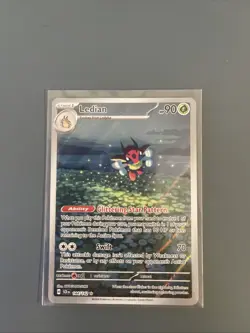 Pokemon TCG Ledian Illustration Rare Sv07 Stellar Crown 144/142 NM Condition - Image 1