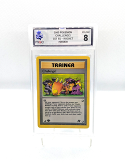 Team Rocket Pokemon 2000 Challenge! 74/82 1st Edition Team Rocket Mint Graded 8 - Image 1